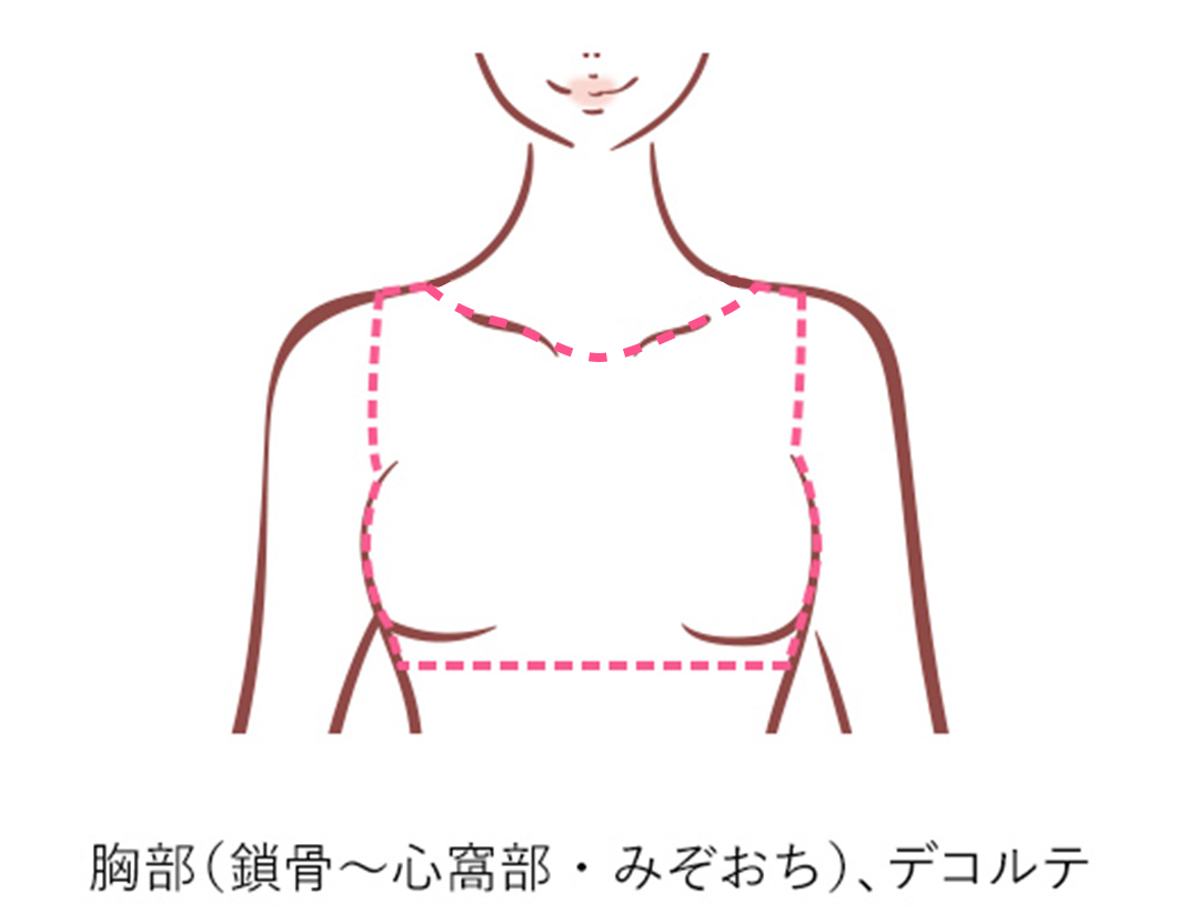 胸部(鎖骨~心窩部)